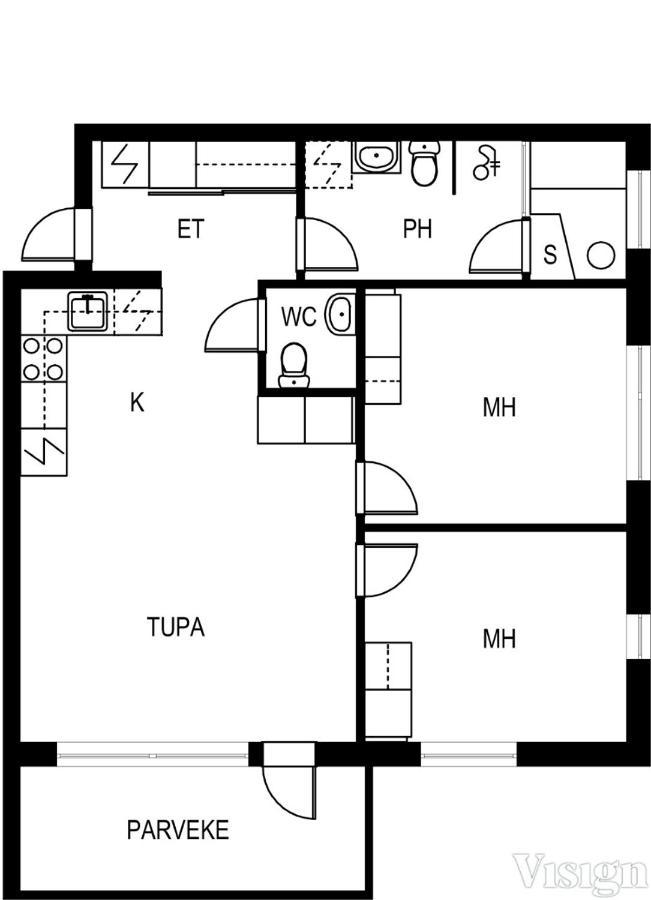 Levin Kunkku B2 Apartment Grey Экстерьер фото